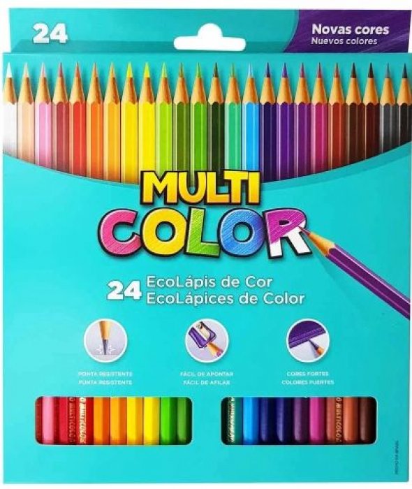Lapis Cor Multicolor 24 Cores  11.2400N