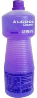 Alcool Liquido Perfumado Lavanda 1L Superlar