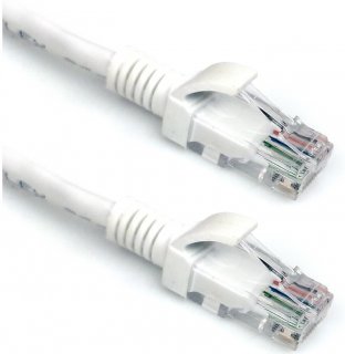 Cabo Rede Patch Cord Cat6 05,0Mt Branco Rj45 Pluscable Pc-Eth6U50Wh
