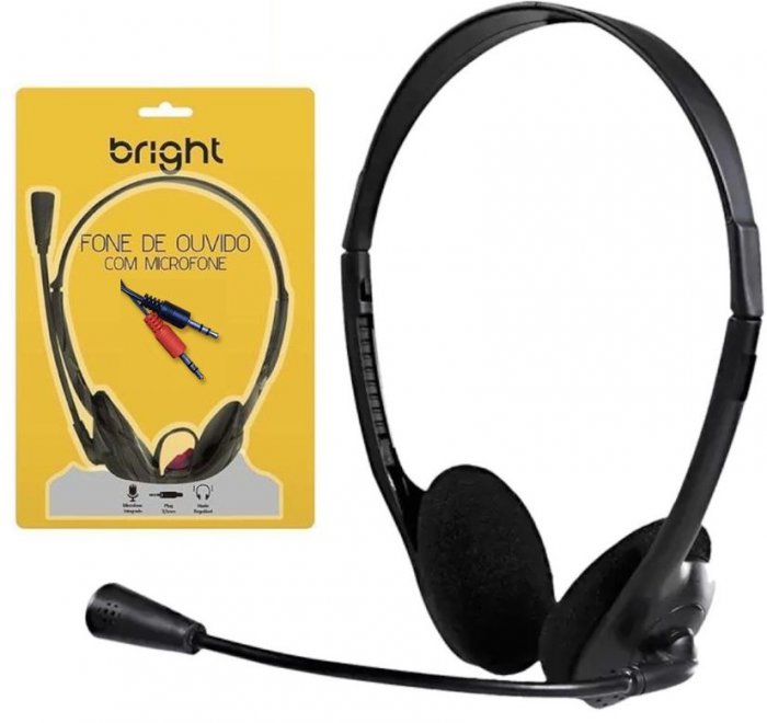 Headset Fone C/Microfone Bright Office 0010