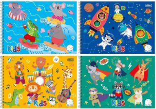 Caderno Cd Esp Meia Pauta 40 Fls Sapeca/kids Masc 63Gr Tilibra
