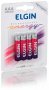 Pilha Recarregavel C/4 AAA Palito Elgin 82171 1000MAH