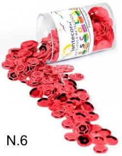 Lantejoula N6 2Gr Metalizada Vermelho - Real Seda