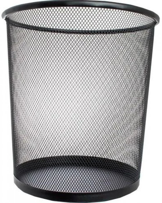 Lixeiro Aramado Moozi Redondo 9L Preto 51667