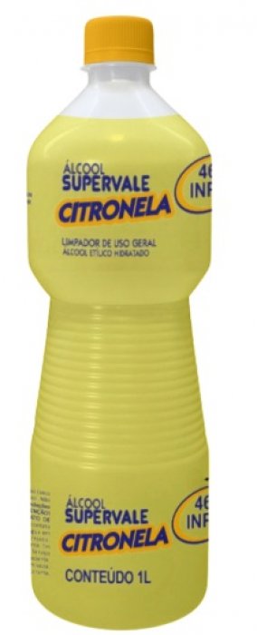 Alcool Liquido Perfumado Citronela *46% - 1L  Super Vale