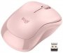 Mouse Sem Fio USB Logitech M220 Silent Rosa