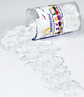 Lantejoula N6 2Gr Metalizada Branco/furtacor