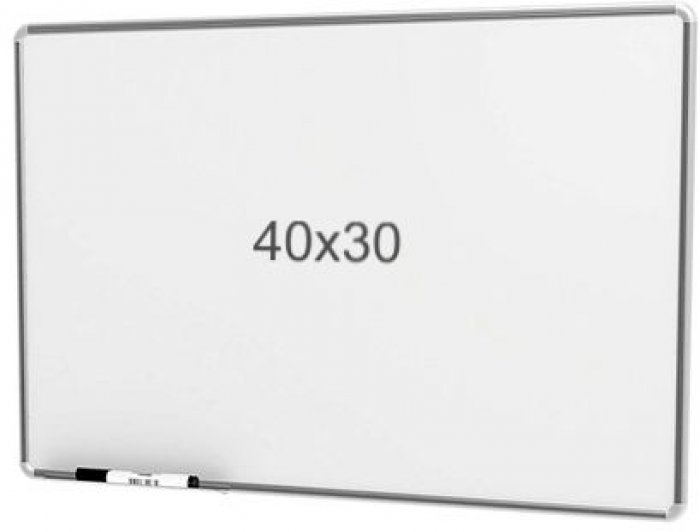 Quadro Branco Duraplac 30X40 Mold Aluminio Go Office