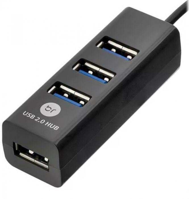 Hub USB 2.0 4 Portas Mini Bright 0059