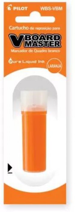 Refil Pincel Quadro Br. Pilot Laranja Vboard Wbs-Vbm