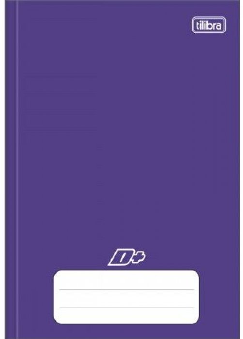 Caderno CD 48 FLS Cost Peq 1/4 *Roxo Liso* D+ Tilibra