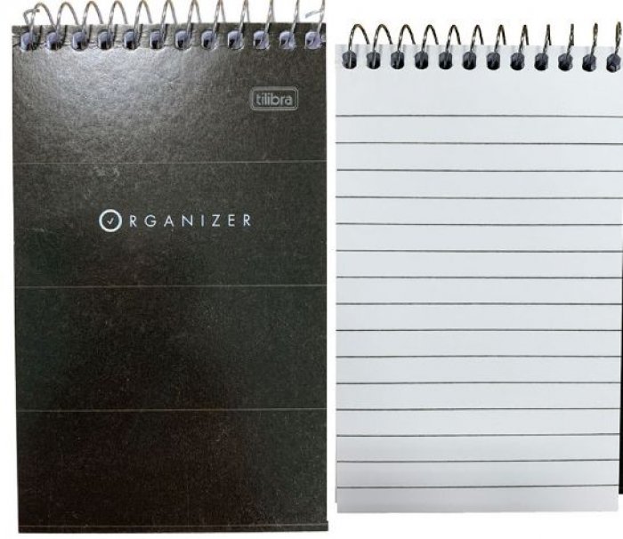Caderneta Flex 60 FLS Apontamento Organizer Tilibra 77X126 1/16