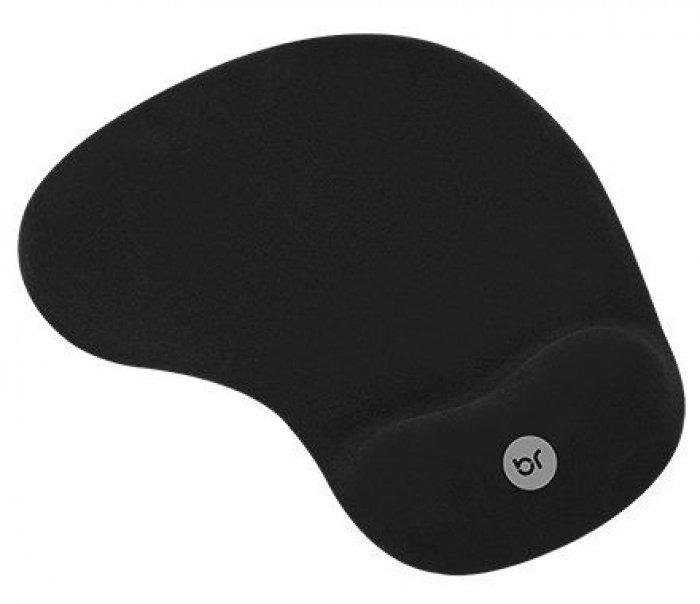 Mouse Pad C/Apoio Gel Bright 0307 Preto