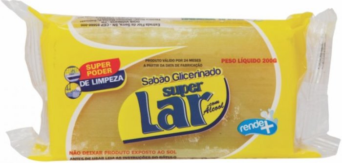 Sabao em Barra Amarelo **Unitario** Super Lar 200GR