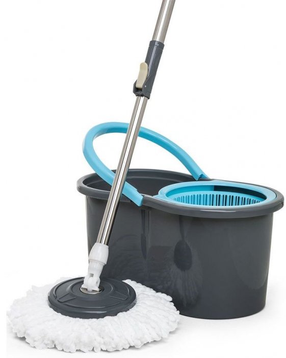 Conjunto Mop Rotatorio Slim 13L CZ/AZ C/Centrifuga