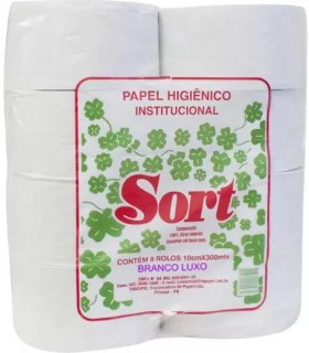 Papel Hig. **luxo Sort 300M 10Cm 5Kg Pct/8Rl
