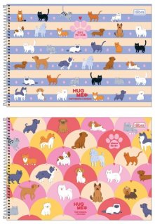 Caderno Desenho CD 80F Hug Me  Tilibra