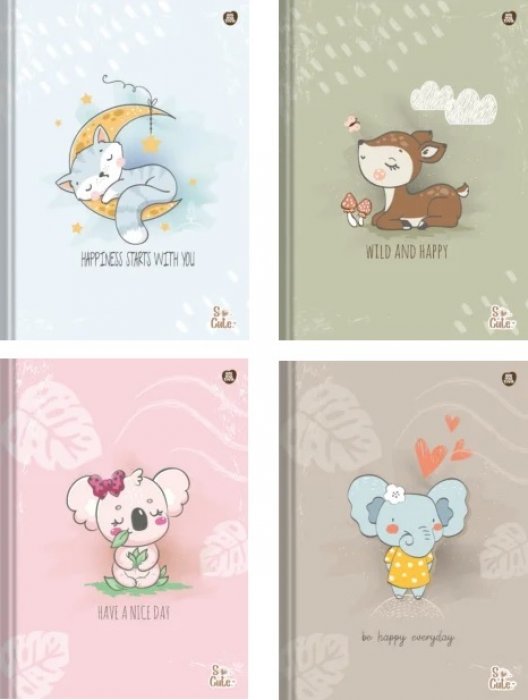 Caderno CD Univ Cost 80 FLS So Cute Animativa 10436