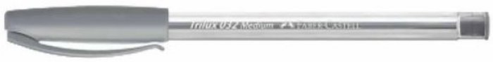 Caneta Faber Trilux 032 M - Prata