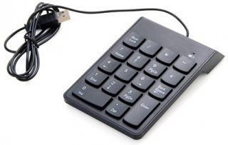 Teclado Numerico Usb Go Tech Tnu18 Preto