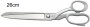 Tesoura Mundial 1490-10 Alfaiate Aco Forjado 26Cm Cabo Cinza