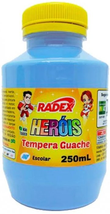 Guache Radex 250ML Azul Claro 10176
