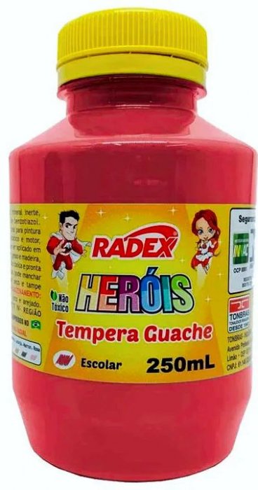Guache Radex 250ML Vermelho 10186