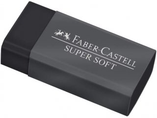 Borracha Faber Super Soft Preta - Softbor