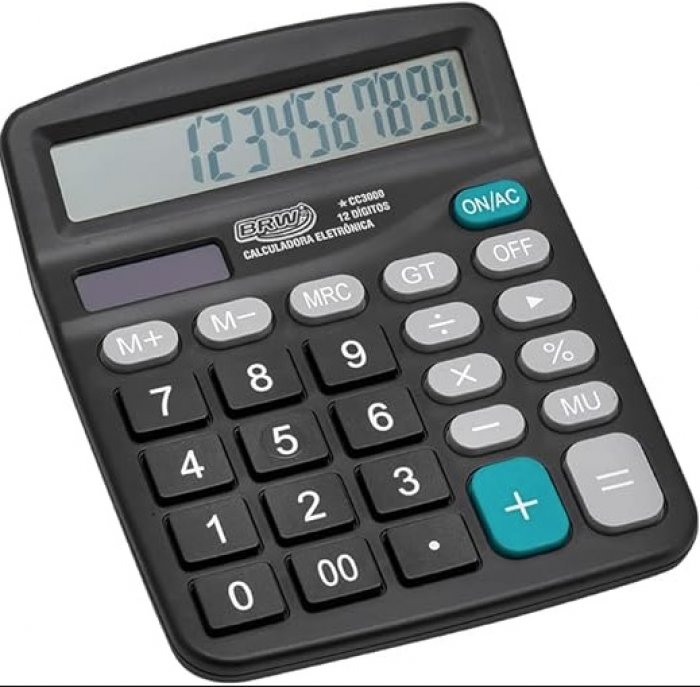 Calculadora BRW CC3000 - 12 Dig. Mesa