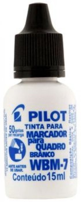 Tinta Pincel Quadro Branco Pilot Preto 15ML