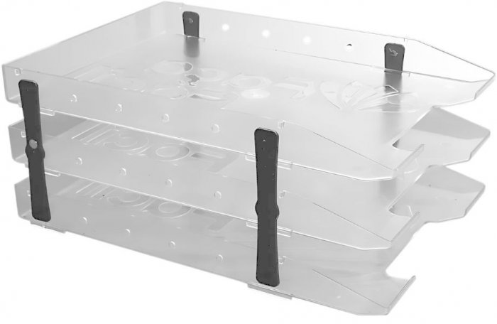Papeleira Dello 3A Fixa Cristal 3050.H