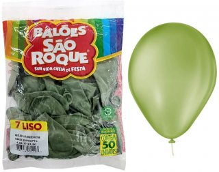Balao Sao Roque  Verde Eucalipto  7   Pct/50