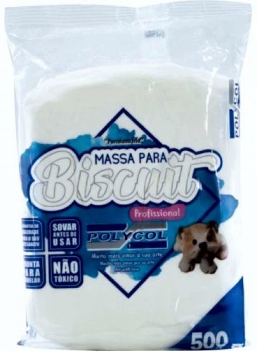 Massa Biscuit/Porcelana Fria Natural 400GR Ink Way