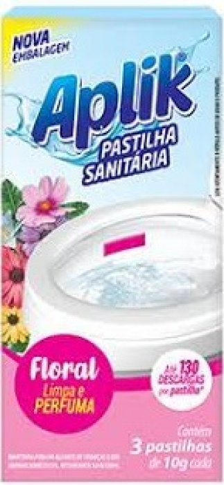 Pedra/Pastilha Adesiva Sanitaria C/3 Floral Aplik