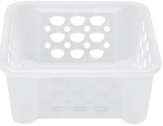 Cesta Plastica Empilhavel 746Ml Sanremo 886 Incolor