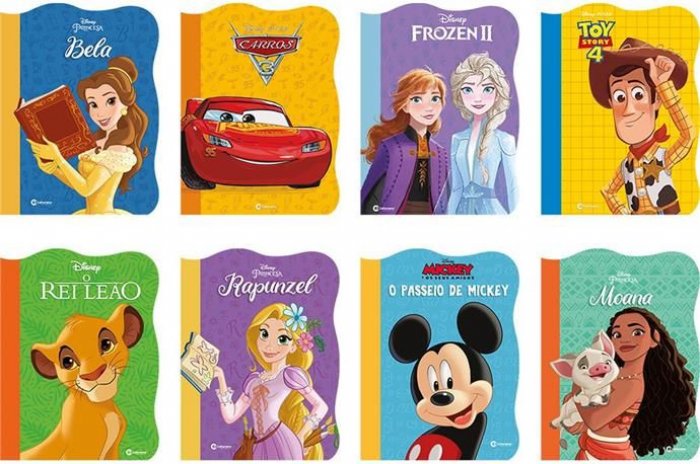 Livro Leitura Disney Recortados Culturama 16P Unitario
