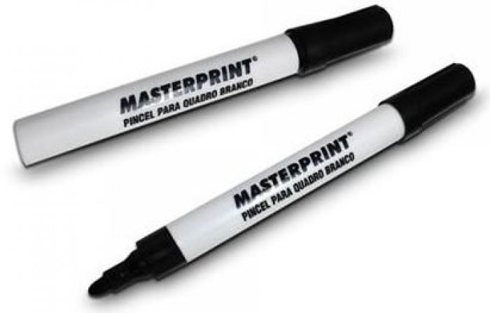 Pincel Quadro Branco * Masterprint Preto MP619