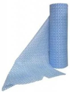 Pano Multiuso Rolo **025Mt** C/050 25X28Cm Azul Vabene Picote