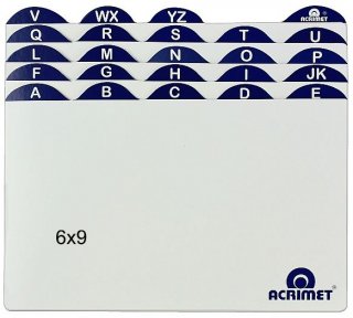 Indice AZ 6X9 Acrimet - 23X15CM