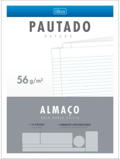 Papel Almaco C/pauta **pct/16Fls** 200X275 56G Tilibra