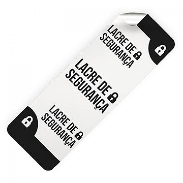 Etiqueta Seguranca - Lacre Adesivo 30X80MM C/1000 Delivery Ecommerce