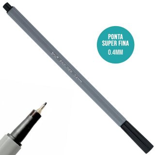 Caneta Brw Fineliner Preto 0.4 Ultra Fina