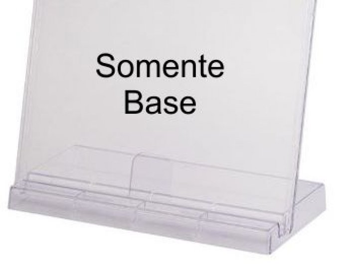 Display Acrilico **so Base/suporte** de Mesa 10090023 Maxcril