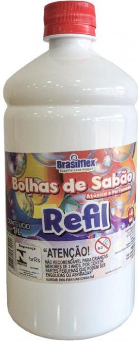 Bolha de Sabao 1L Refil - Brasilflex