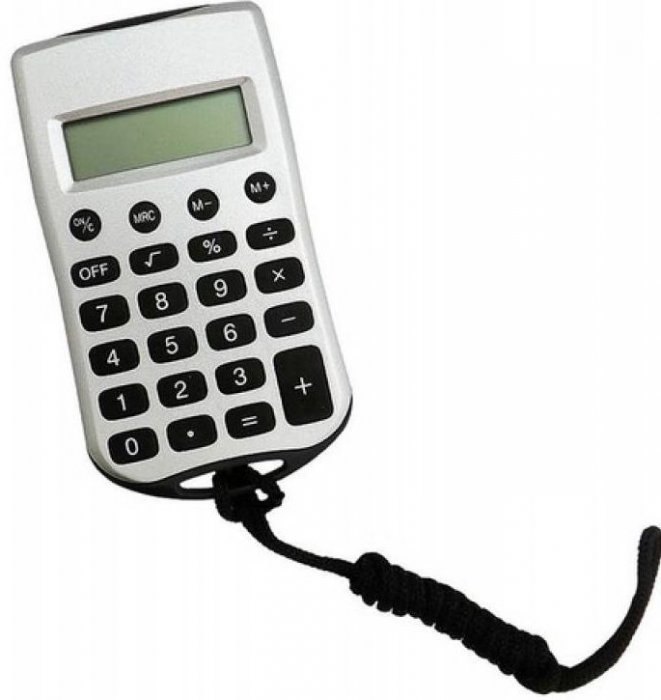 Calculadora Gatte C/Cordao 8990 - 8 Dig.Bolso 16008