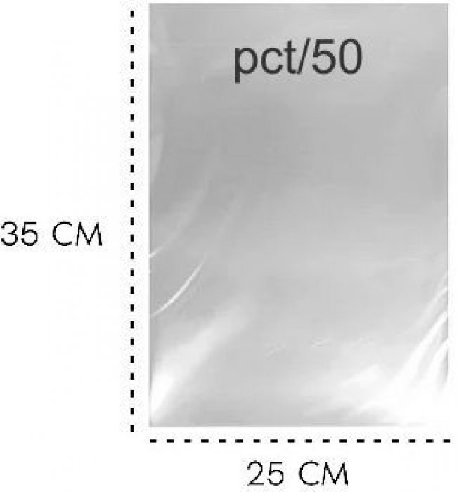 Saco Plastico Pp N08 25X35Cm Pct/50 Vabene