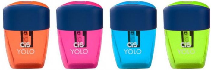 Apontador CIS Yolo *com Deposito* Sortido 5.7181