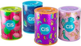 Apontador Cis 500 Lata C/dep. Sort 2 Furos Jumbo  5.7184