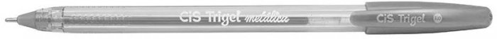 Caneta Cis Trigel Metalica 1.0 Prata 76.0500 **unidade **