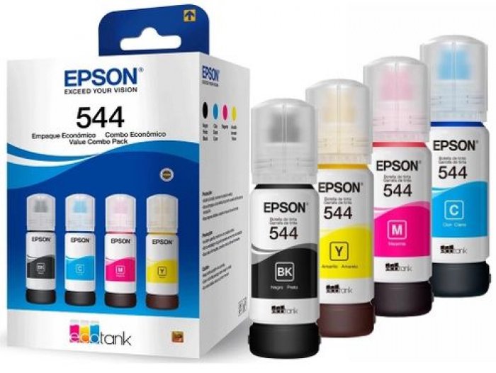 Cartucho Epson Ecotank Refil T5445 CX/4 Cores Original